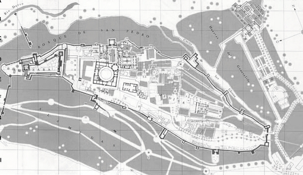 Plan der Alhambra